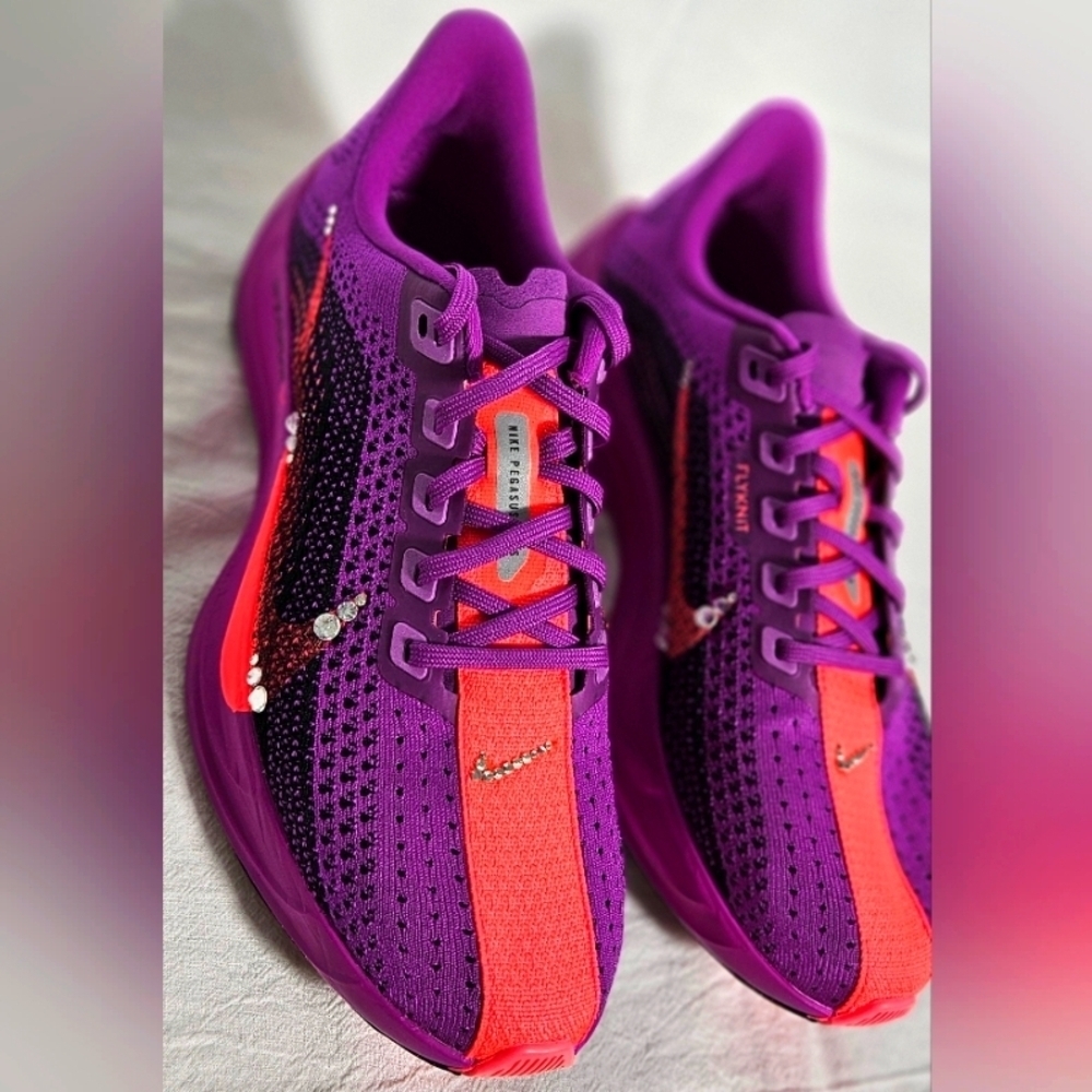 🌟New Bling Nike Sneaker Shoes Fly Knit Custom w/Crystal Rhinestones🌟